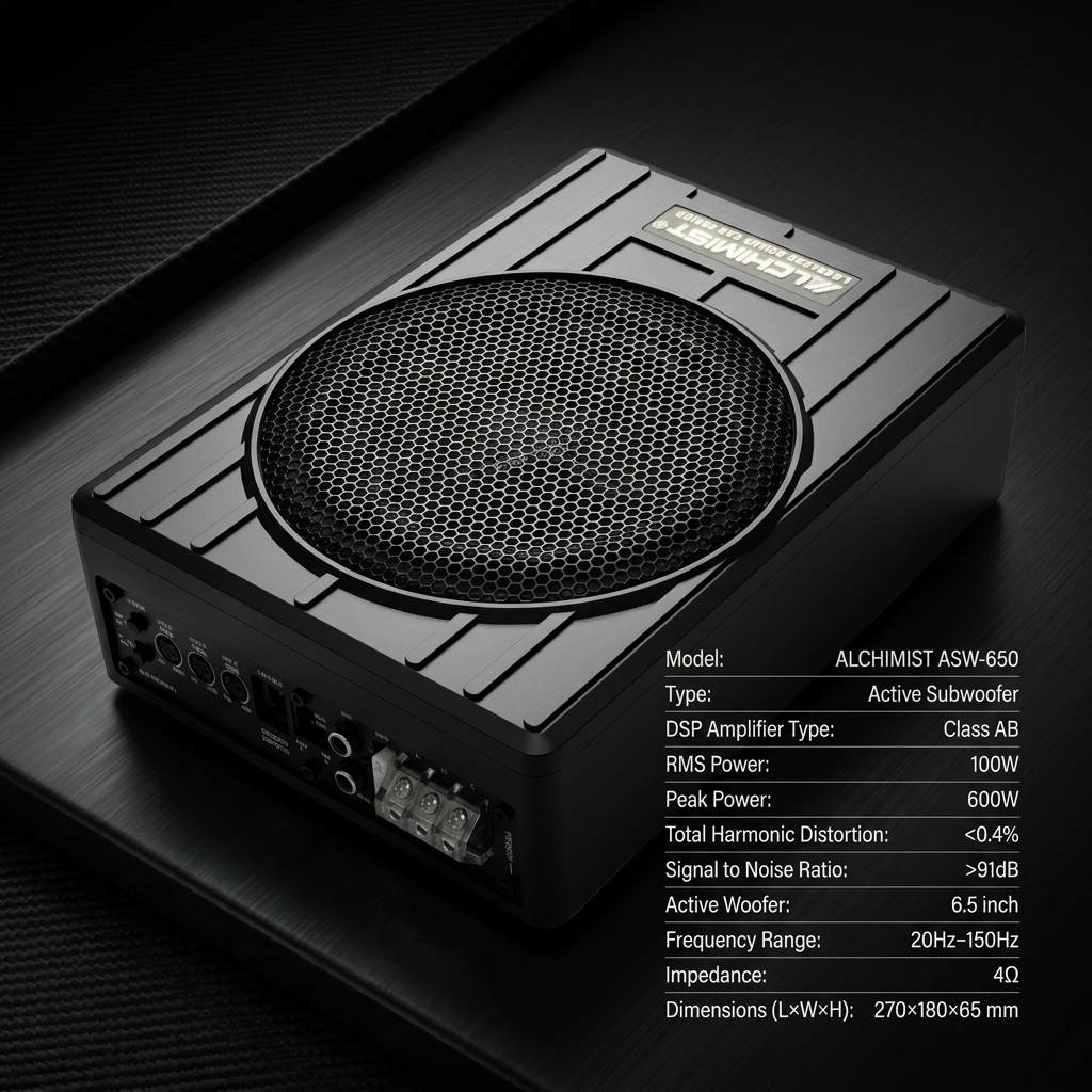 ASW - 650 Alchimist Slim Active Sub woofer